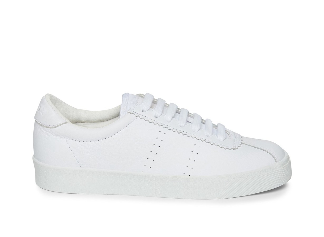 Zapatillas Superga Mujer Blancas - 2843 Club S Full Comfort Cuero - 806179ASR